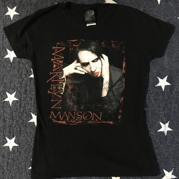 Hot Topic Marilyn Manson Shirt Eat Me Drink Me - Picture 1 of 6